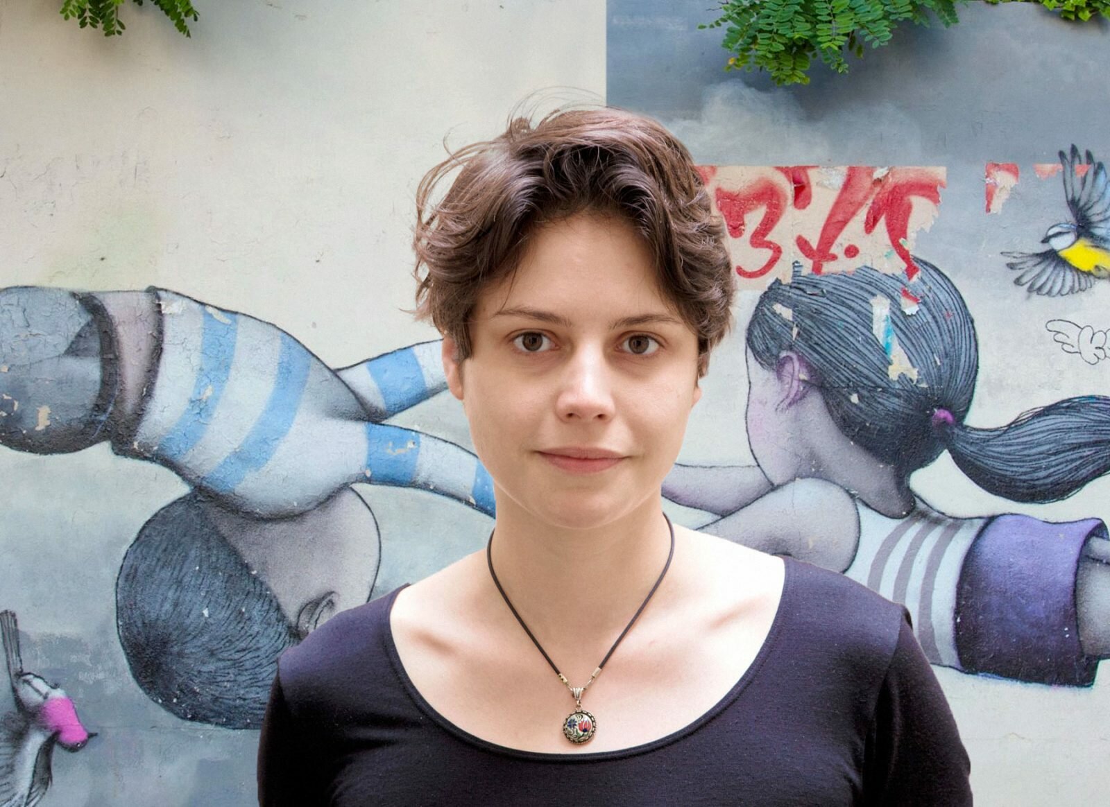 Julie Bulourde photographiée par un amateur.
