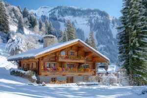 Un chalet à Gstaad : un huis clos théâtral au cœur des Alpes