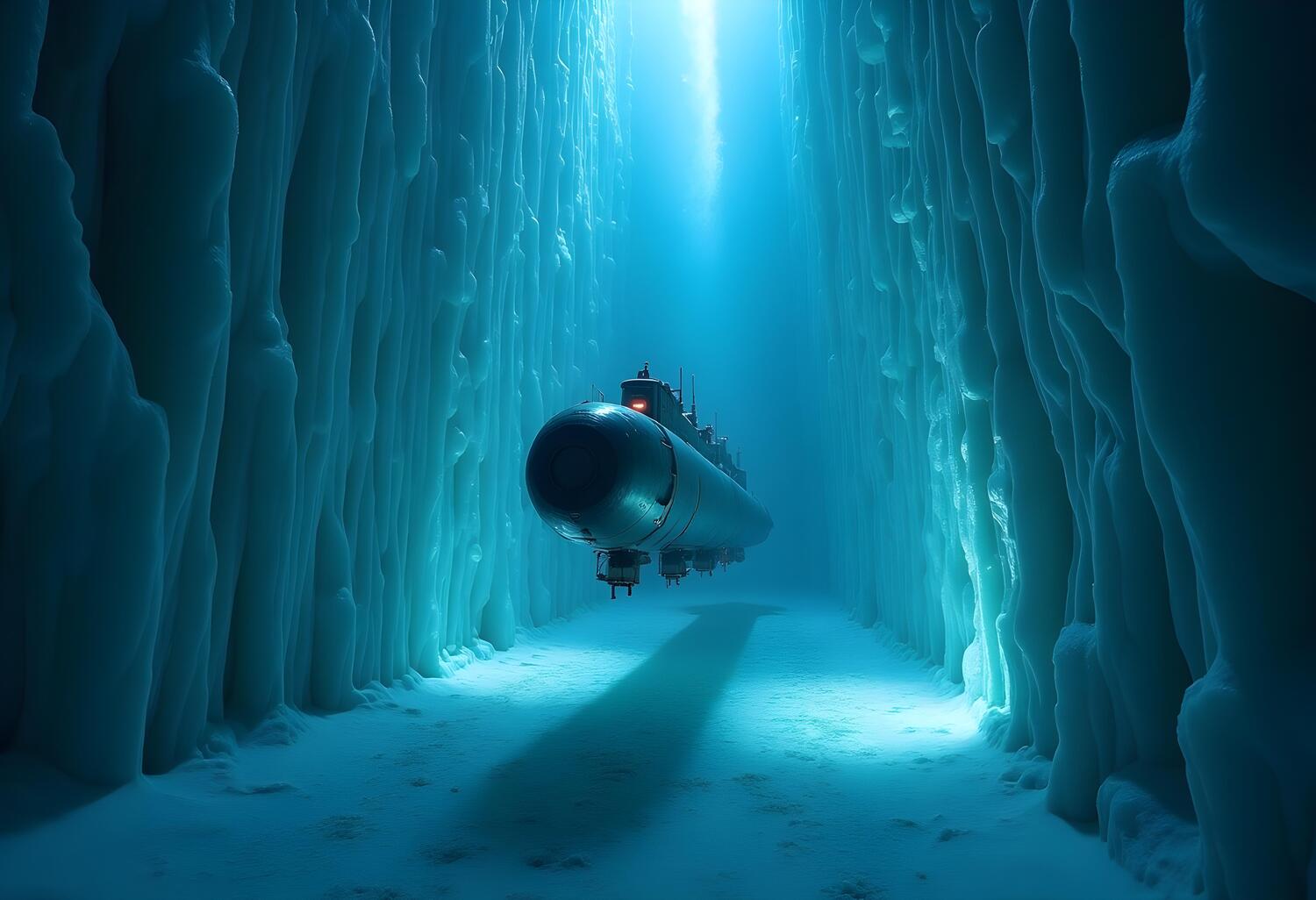 un monde caché sous l'antarctique