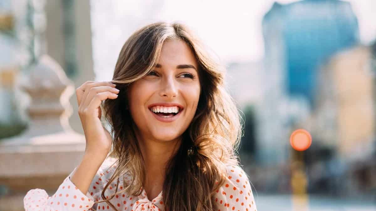 femme heureuse