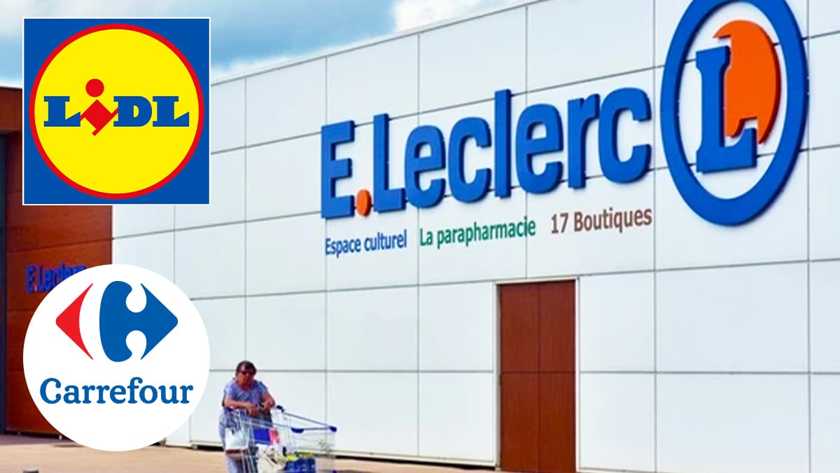 leclerc, lidl, carrefour