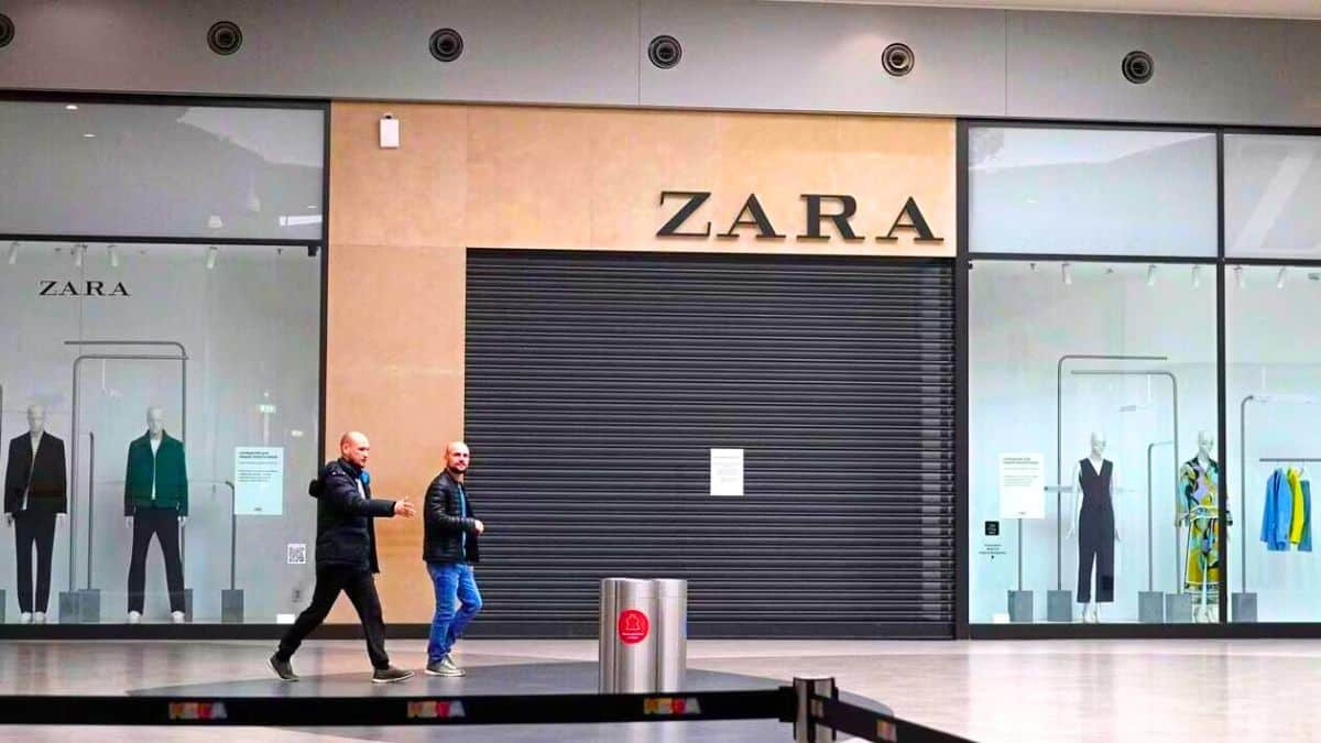 zara fermeture
