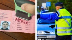 permis suspendu et amende
