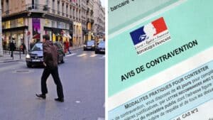 traverser la route sans passage piétons amende
