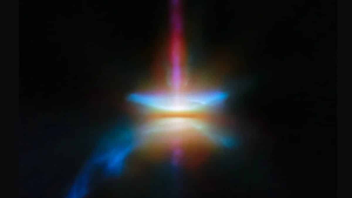 le télescope james webb capture une image du ciel, sortie tout droit de star trek